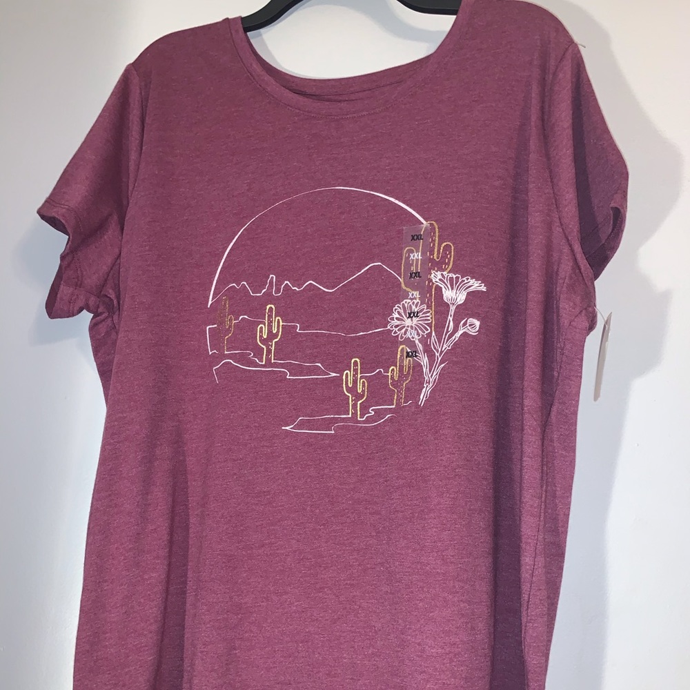 Sonoma shirt dark pink XXL